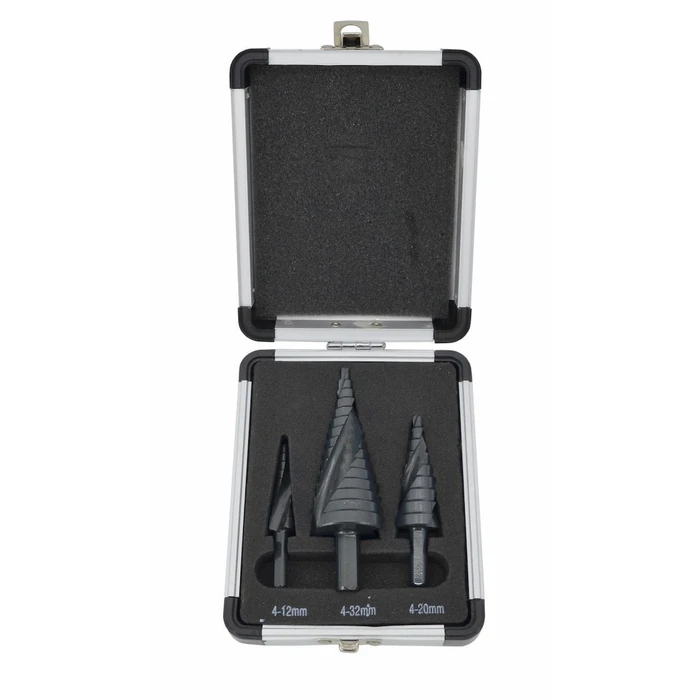 AWTools Set of 3 HSS Drill Bits with Cylindrical Shank for Metal (AW40960)