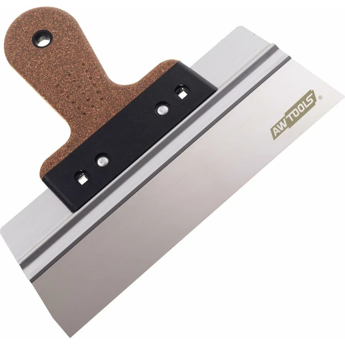 AWTools Stainless Steel Facade Spatula 350 x 60 mm with Cork Handle