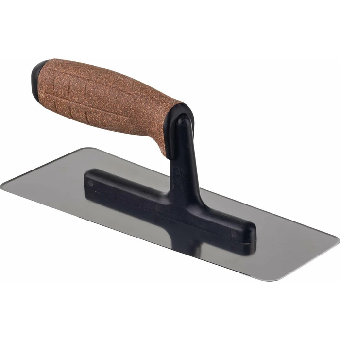 AWTools Metal Trowel 240mm with Cork Handle on Polyamide Base (AW27574)