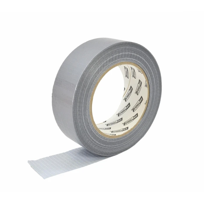 Αυτοκόλλητη Υφασμάτινη Ταινία Ασημί 50m x 48mm