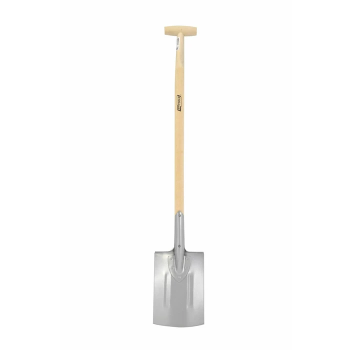 AWTools Φτυάρι Κυρτό με Ξύλινο Κοντάρι 116cm