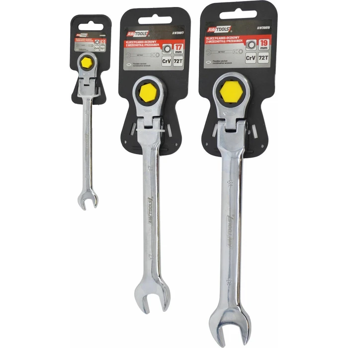 AWTools 12mm Articulated Ratchet Ring Spanner (AW39912)