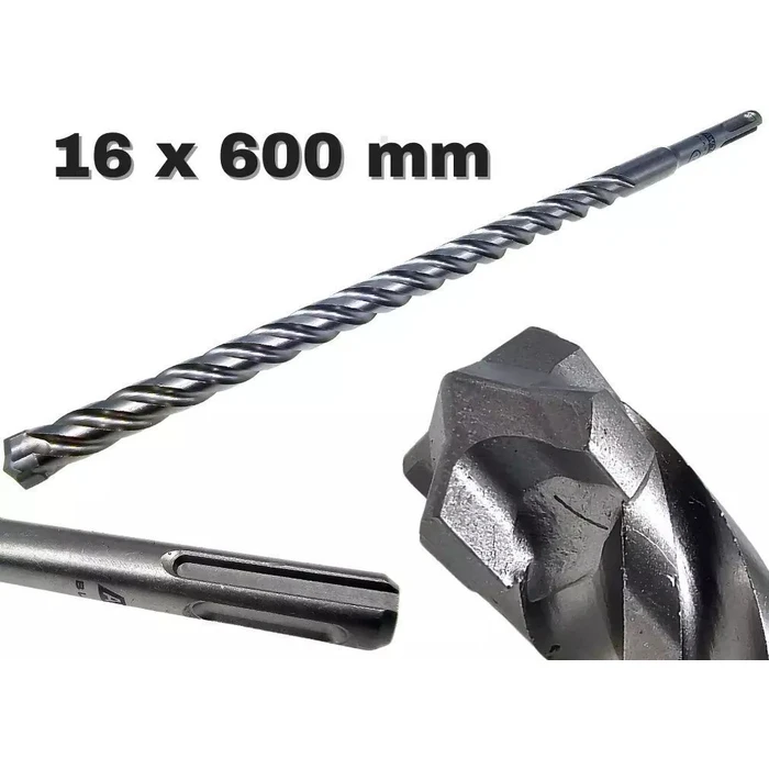 AWTools SDS-Plus Drill Bit 16x600mm Quadro Xtreme (AW43669BL)