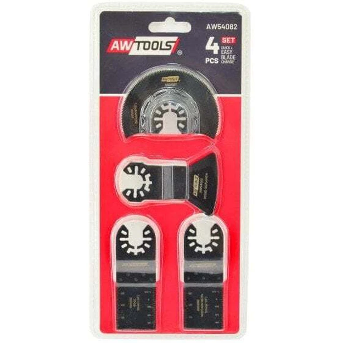 AWTools Σετ Λάμες 4τμχ για Πολυλειτουργική Συσκευή