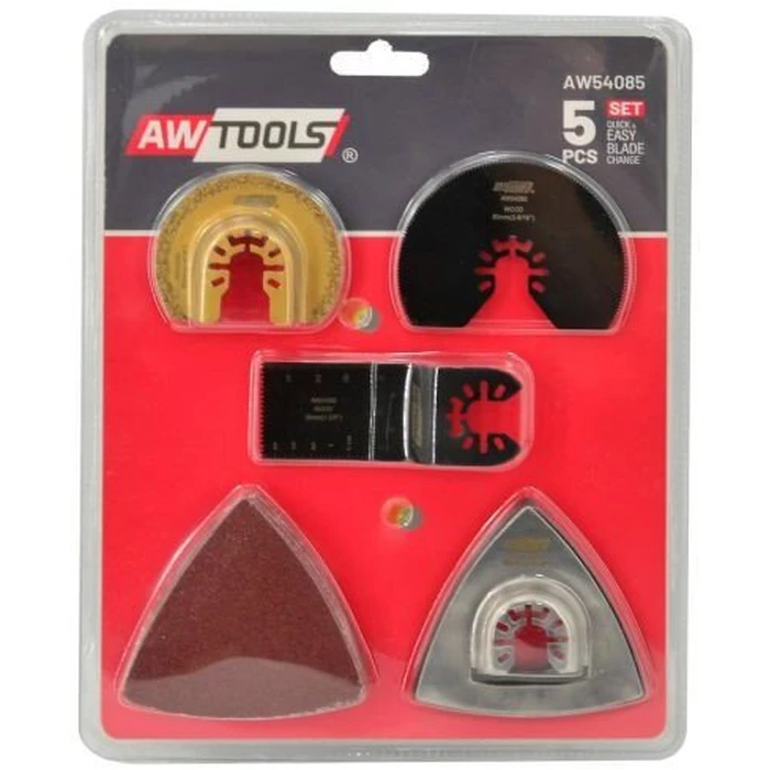 AWTools MT 5pcs Saw Blade Set for Multitool - AW54085
