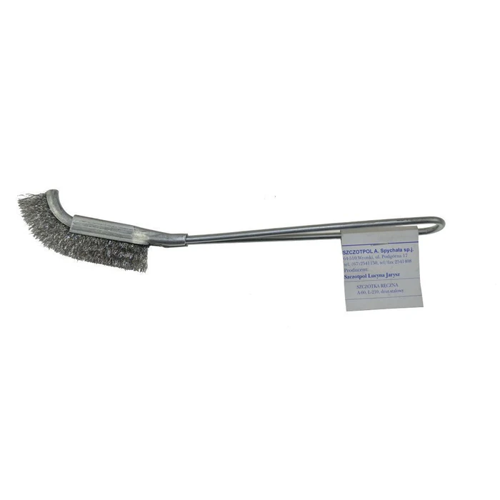 Szczotpol Wire Brush, Metal Frame, 210 mm