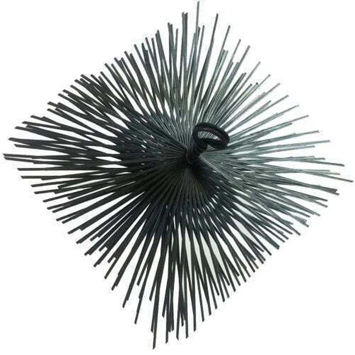 133-SSA Metal Round Chimney Cleaning Brush 240mm - Szczotpol