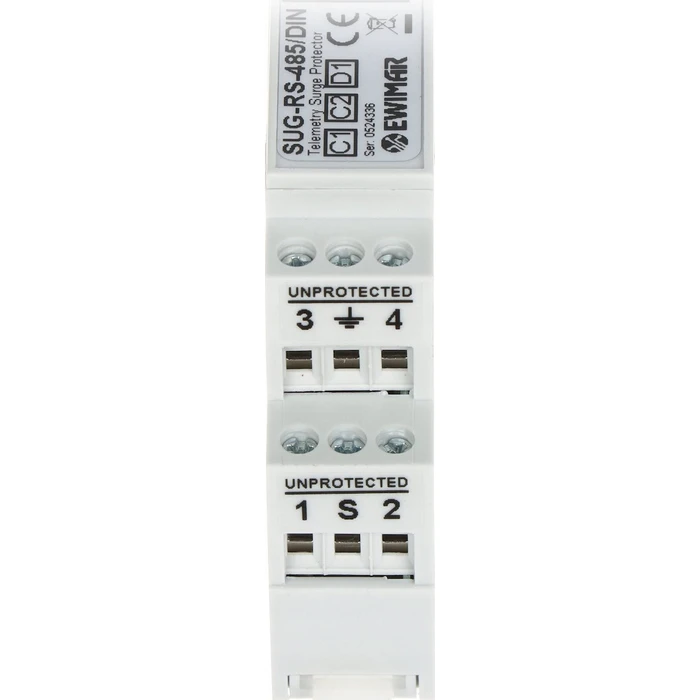 Συμμετρική Προστασία Υπέρτασης RS-485 SUG-RS485/DIN Ewimar