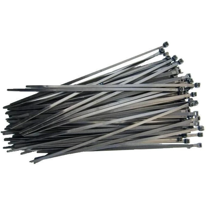 Bradas Δεματικά Καλωδίων 200x4.8mm Μαύρο 100τμχ