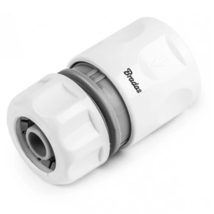 Bradas WL-2120 Quick Connector for Hose 13 mm White