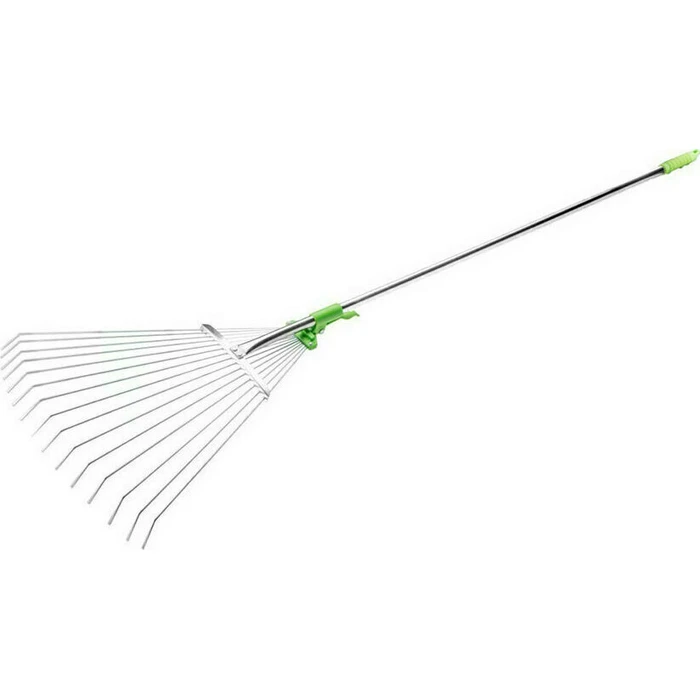 Bradas KT-W120-1 Leaf Rake with Adjustable Metal Handle