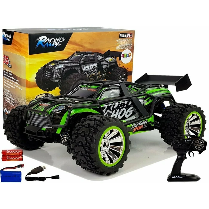Lean Toys Remote Control Crawler Car Green (LT9036)