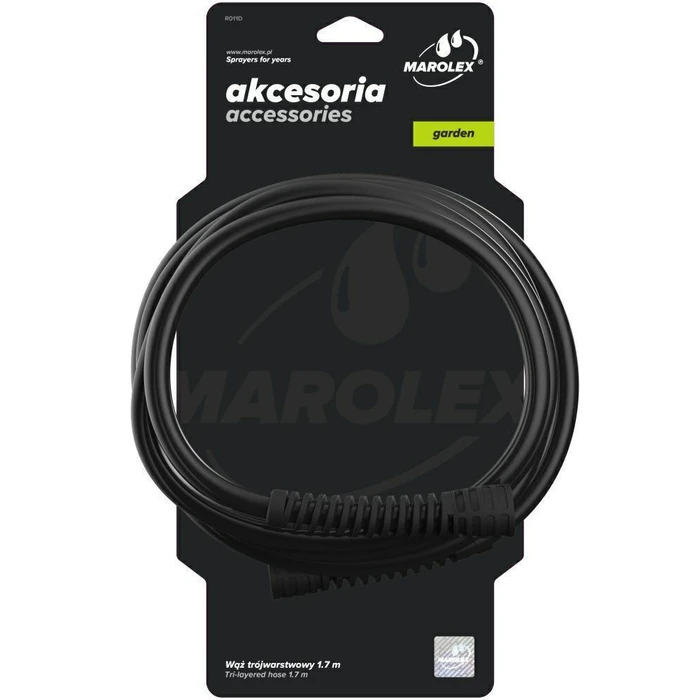 Marolex ενισχυμένος σωλήνας με παξιμάδια 170 cm