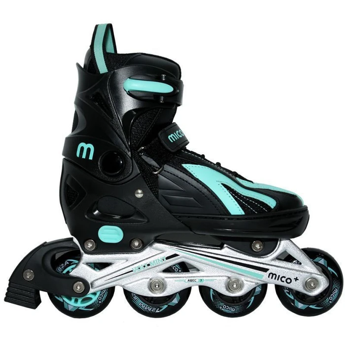 Mico Volt PW-126B-9 Inline Roller Skates - Volt Gray / Grey-Pink (Size 37-40)