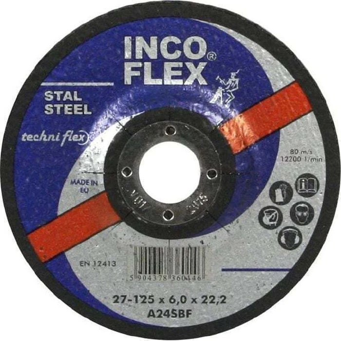 Inco Metal Cutting Disc 125 mm M42-125-3.2-22A30R
