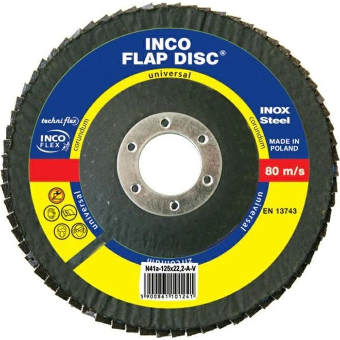 Techniflex Incoflex Flap Disc 125 mm P40 22 mm Bore