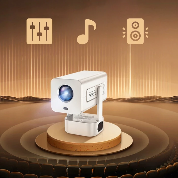 Zenwire Mini LCD LED HD Projector with Wi‑Fi IMC360
