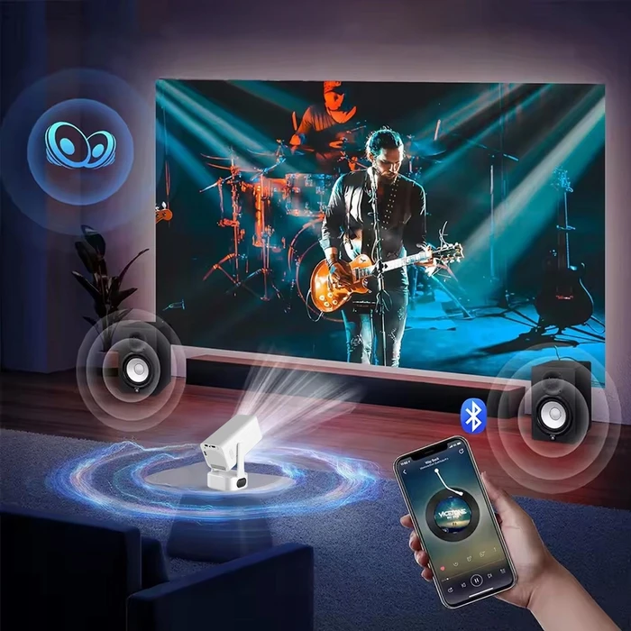 Zenwire Mini LCD LED HD Projector with Wi‑Fi IMC360
