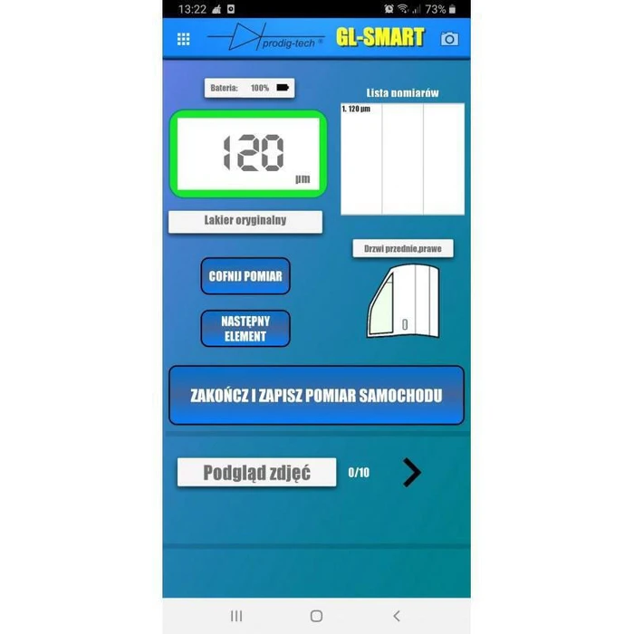Μετρητής Πάχους Βαφής GL-SMART-XL