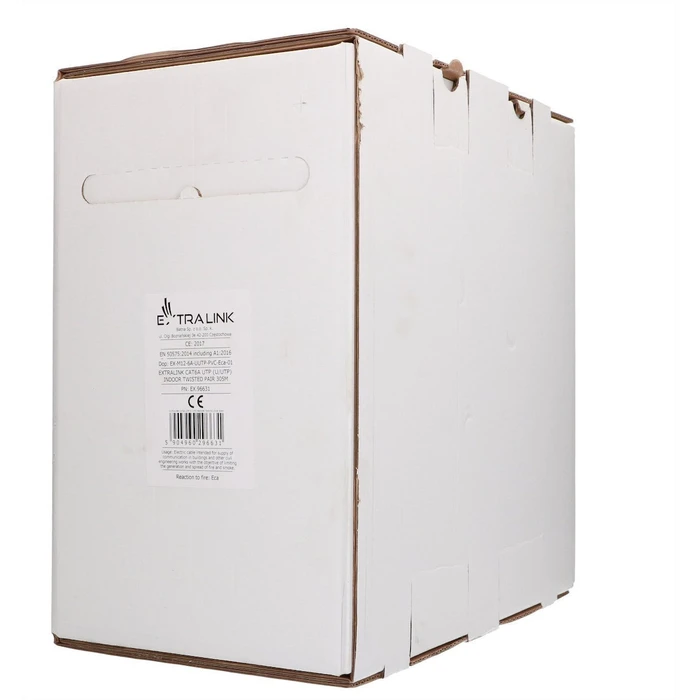 Extralink U/UTP Cat.6a (Gigabit) Καλώδιο Δικτύου Ethernet 305 m