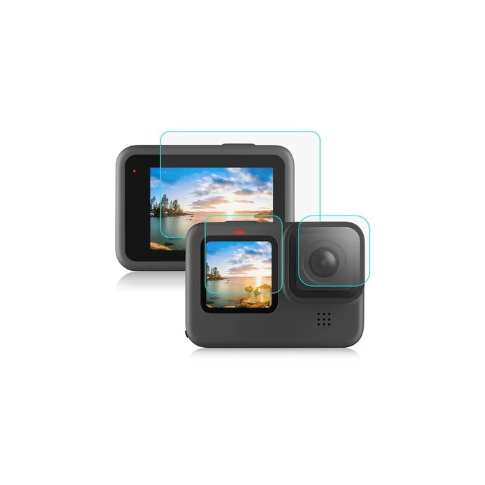 Puluz Προστασία Οθόνης Tempered Glass 9H για GoPro HERO9 / HERO10 / HERO11 / HERO12 PU507