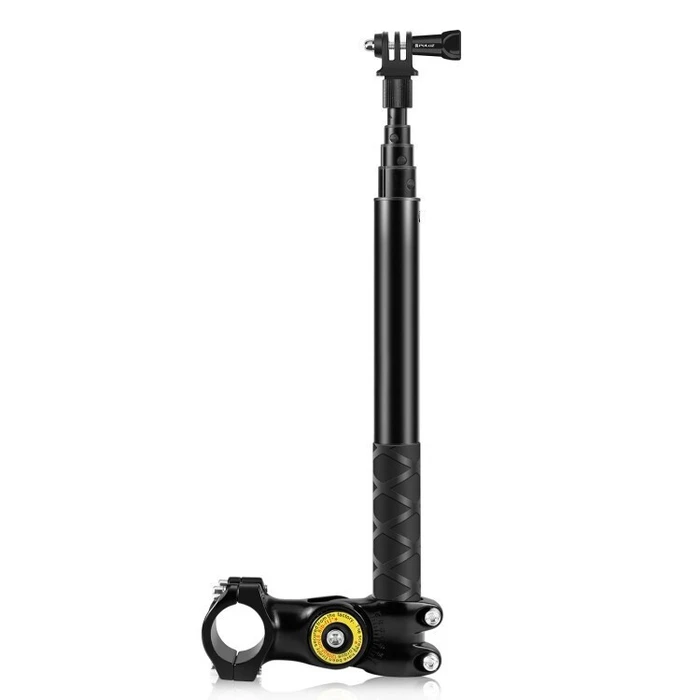 Puluz PU817 Σετ Selfie Stick / Monopod για GoPro με Βάση Invisible και Βάση Τιμονιού Μοτοσικλέτας