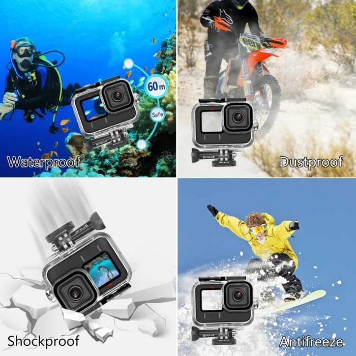 Puluz PU527 Protective Housing Case for GoPro HERO13/12/11/10/9 Black