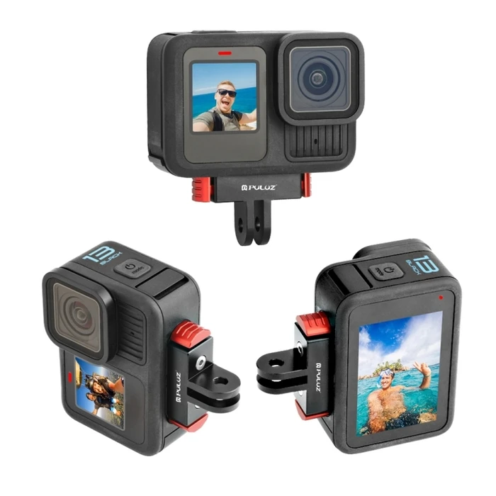 Puluz Magnetic Action Camera Mount for GoPro HERO13 Black / MAX2 (PU712R)