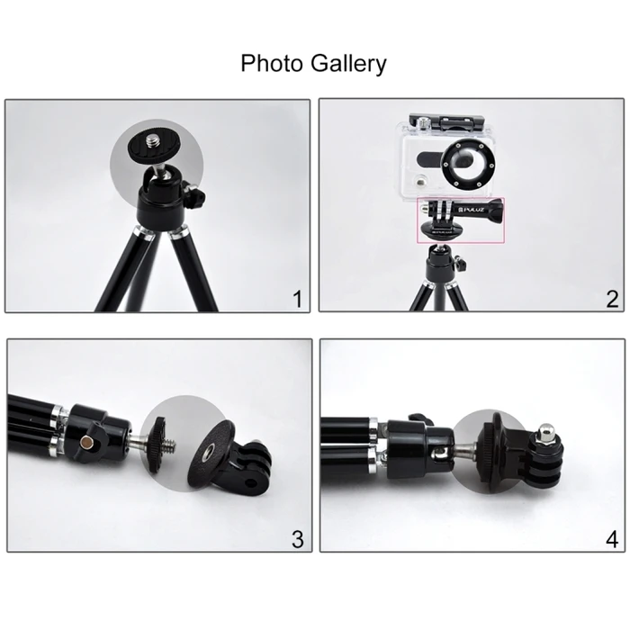 Puluz PU03 Πλαίσιο/Βάση για GoPro - Συμβατό με HERO11/10/9/8/7/6/5/4/3/2/1 & DJI Osmo Action