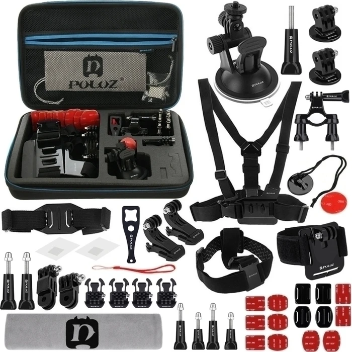 Puluz 45-in-1 Accessory Kit PKT10 for Action Cameras (Universal)