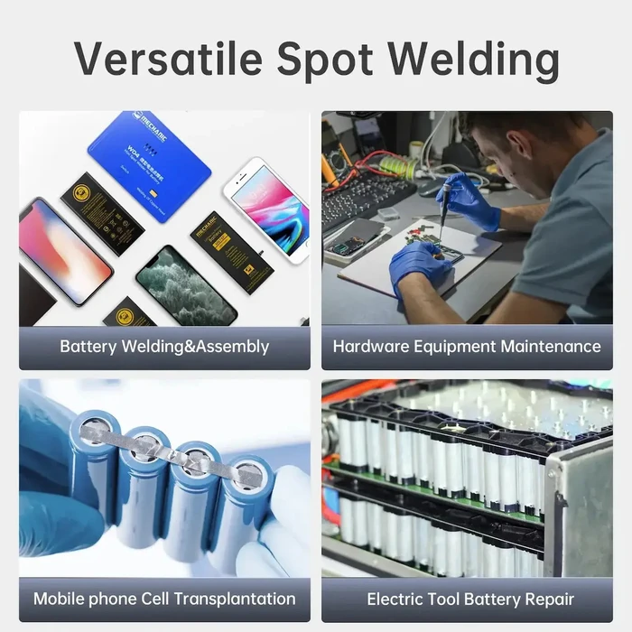 Fnirsi SWM-20 Portable Dual-Pulse Spot Welding Machine (Pen Type) with 2.4-inch Color Screen