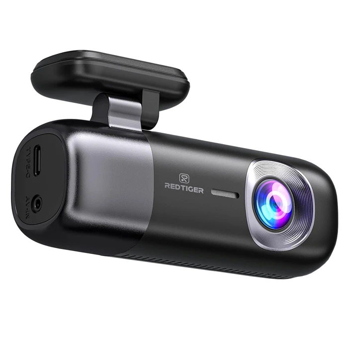 Redtiger F9 Σετ Κάμερα DVR Αυτοκινήτου 1080P Wi‑Fi, GPS & Κάμερα Οπισθοπορείας (Without SD)