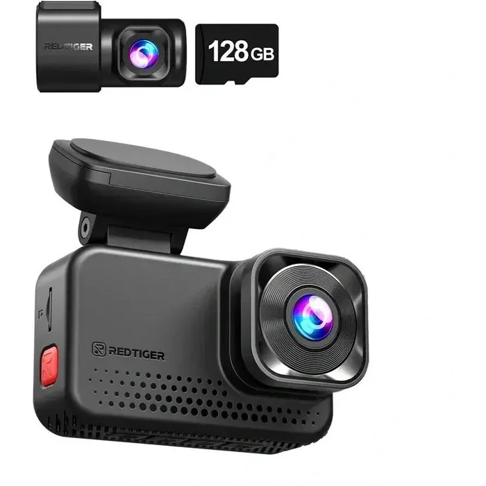 Redtiger VC70 Σετ Κάμερα DVR Αυτοκινήτου 4K με Οθόνη 3" Wi‑Fi, GPS & Κάμερα Οπισθοπορείας
