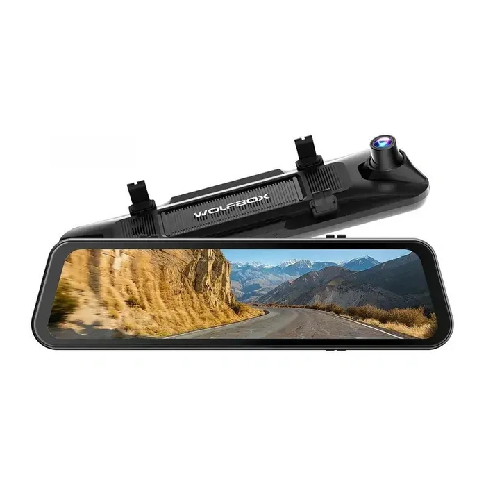 Wolfbox G900 Pro Σετ Καθρέπτης με Κάμερα DVR Αυτοκινήτου 4K 12" Οθόνη Wi‑Fi GPS & Κάμερα Οπισθοπορείας (WFB-G900Pro)