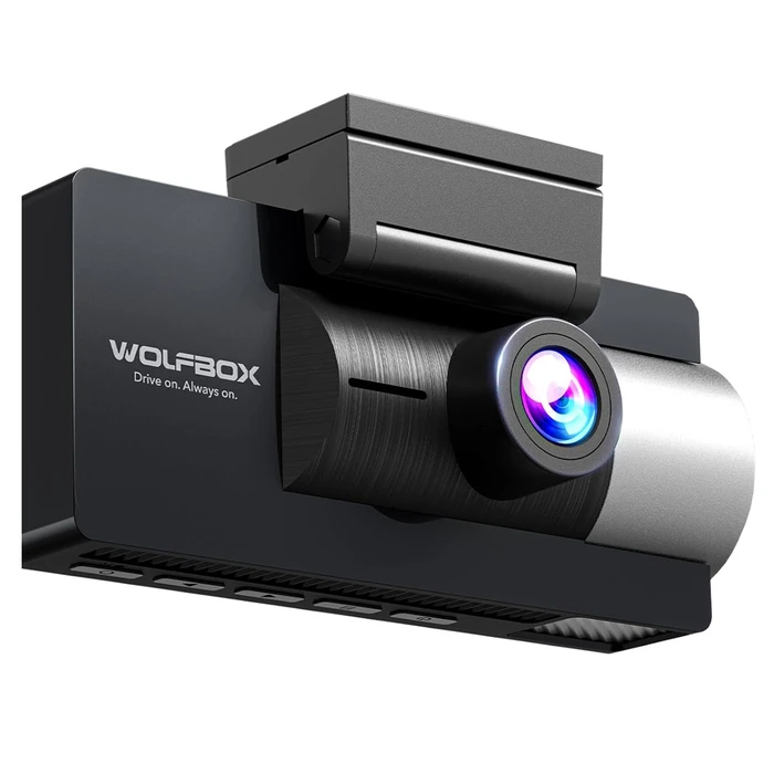 Wolfbox i17 Car DVR Camera Set 4K 3" Screen Wi‑Fi GPS Rear Camera (64GB)