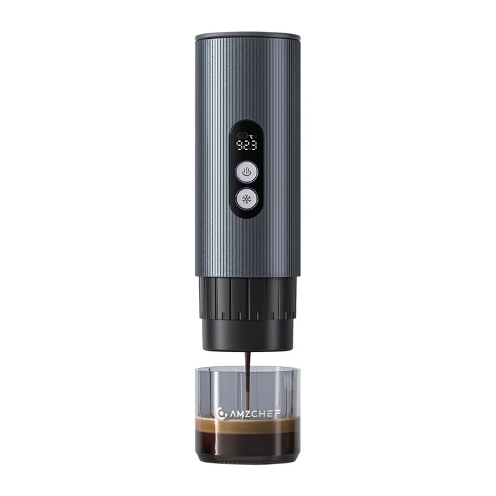 Amzchef Ηλεκτρική Μηχανή Espresso 20 bar με Δοχείο Καφέ 12gr CE-GC-CP024-BU