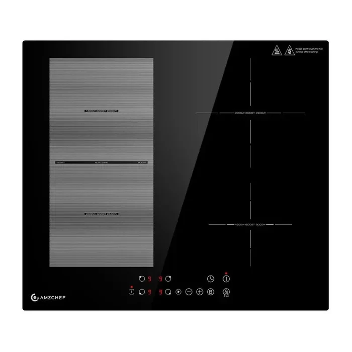 Amzchef Induction Hob Built-in with Lock Function 59x52 cm CE-FS-I72S-FFDD07