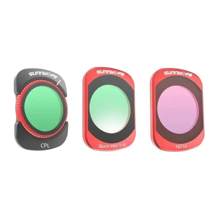 Sunnylife Σετ Φίλτρων Pocket 4/3 (CPL, ND16, Black Mist 1/4) για DJI Osmo Pocket 3 & 4