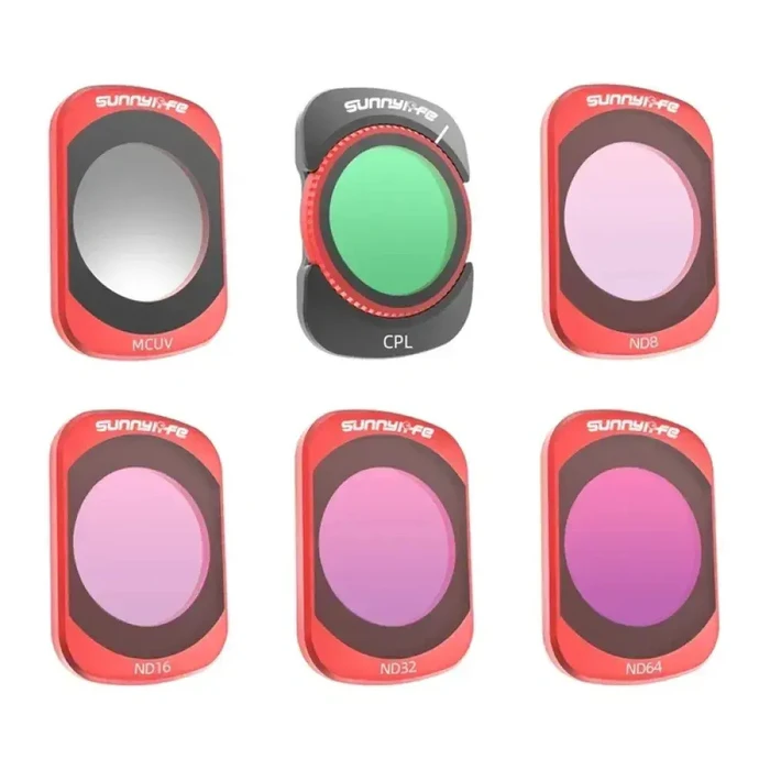 Sunnylife CPL / ND / MCUV Lens Filter Set for Osmo Pocket 4 & Pocket 3 (OP4-FI225)