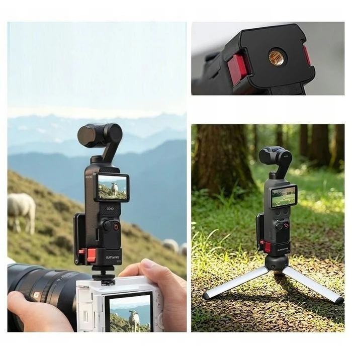 Sunnylife Βάση Στήριξης Action Cameras OP4-ZJ153-P για DJI Osmo Pocket 3/4