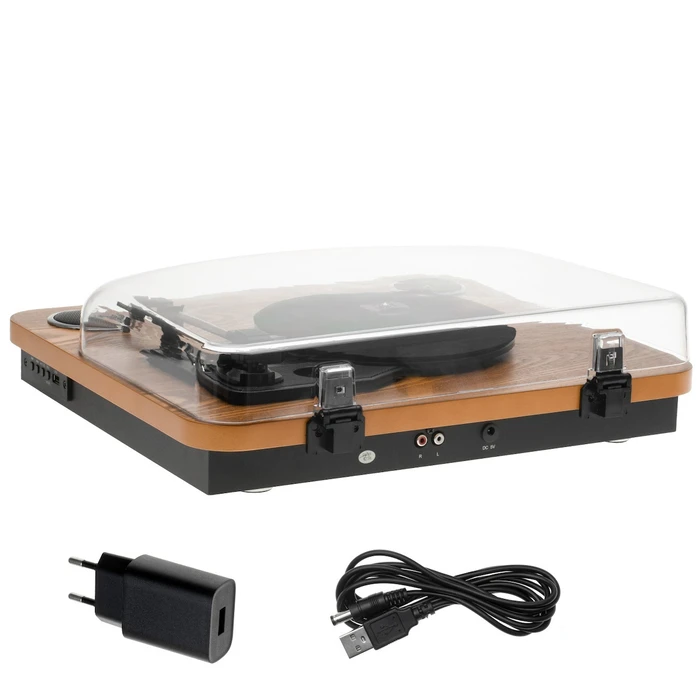 Default ADLER BT5.4 Wooden Turntable Bluetooth USB
