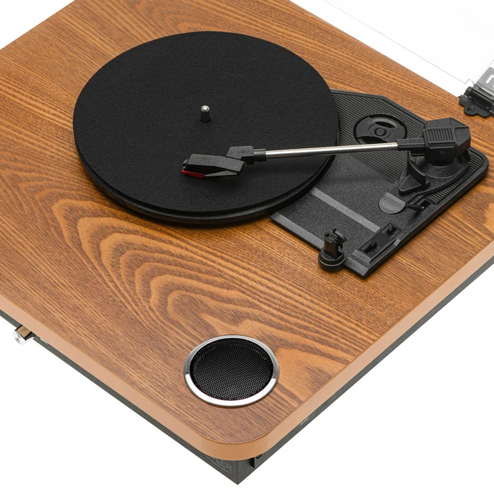 Default ADLER BT5.4 Wooden Turntable Bluetooth USB