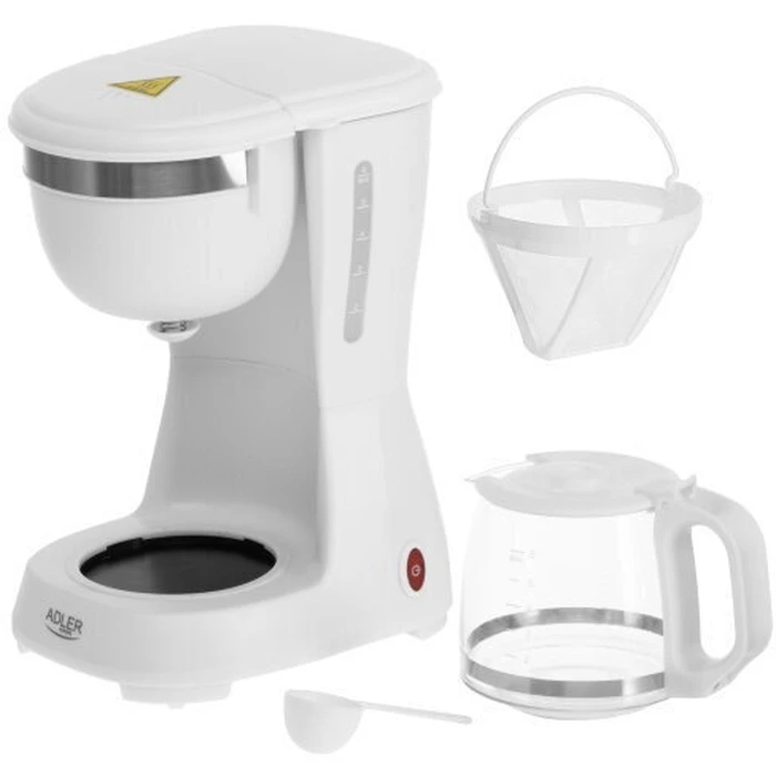 Adler Drip Coffee Maker 0.6L White