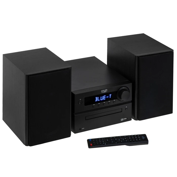 Stereo Systems Adler Mini Hi Fi Stereo System with BT CD USB and FM Black