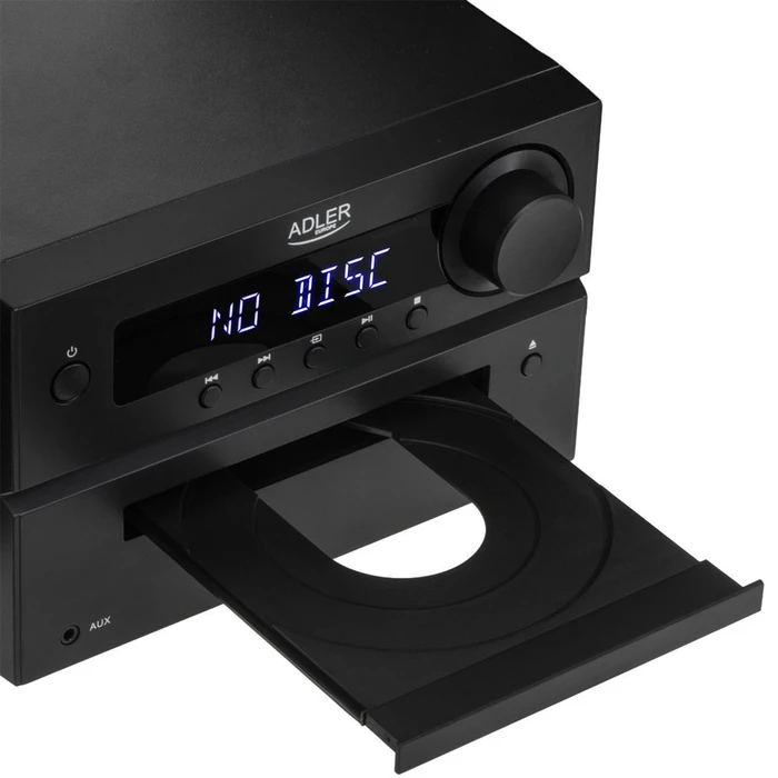 Stereo Systems Adler Mini Hi Fi Stereo System with BT CD USB and FM Black