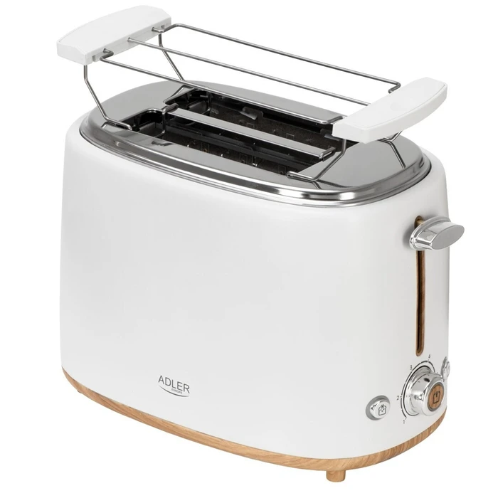 Adler AD 3225 Φρυγανιέρα 2 Θέσεων Λευκή
