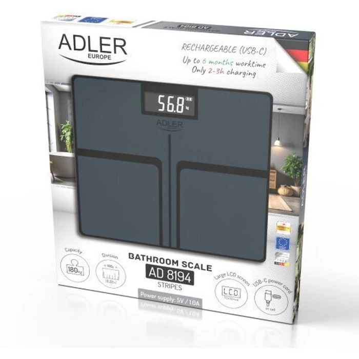 Adler Digital Personal Scale 180kg AD 8194