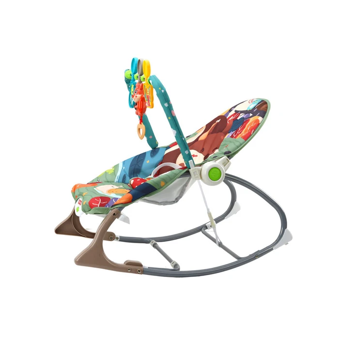 Lean Toys Ηλεκτρικό Relax Μωρού Fox με Μουσική και Δόνηση Πολύχρωμο