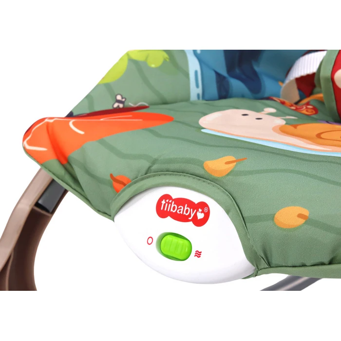 Lean Toys Ηλεκτρικό Relax Μωρού Fox με Μουσική και Δόνηση Πολύχρωμο