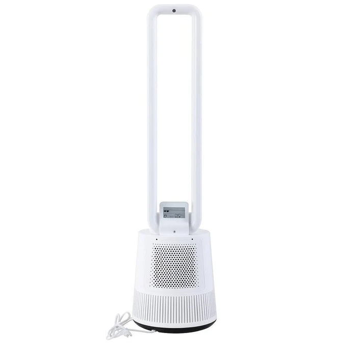 Lean Toys 26652 Ανεμιστήρας Χωρίς Πτερύγια 45W με Τηλεχειριστήριο Λευκός